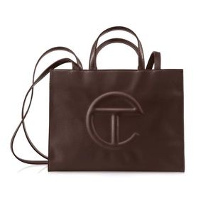 Telfar Medium Chocolate Shopping Bag
